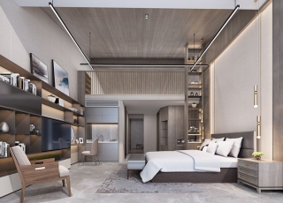 Nhà cung cấp tấm ốp nhựa nano làm phòng ngủ ấm áp sang trọng