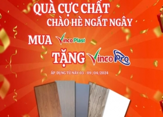 Chương trình khuyến mãi: Mua Vincoplast tặng Vincopro