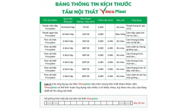 KÍCH THƯỚC