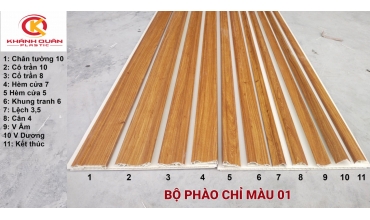 Bộ sưu tập phào chỉ mới nhất tại Khánh Quân Plastic